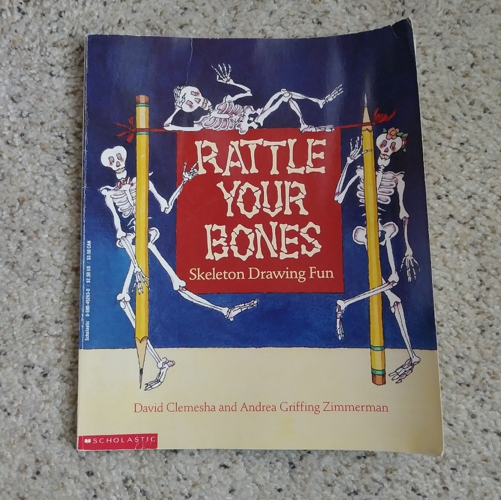 Skeleton drawing book